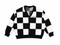 Chequered Jacquard Sweater Black & White
