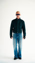 Suede Moto Jacket Green