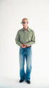 Green Pinstripe Shirt