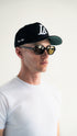 LA Snapback Hat Black