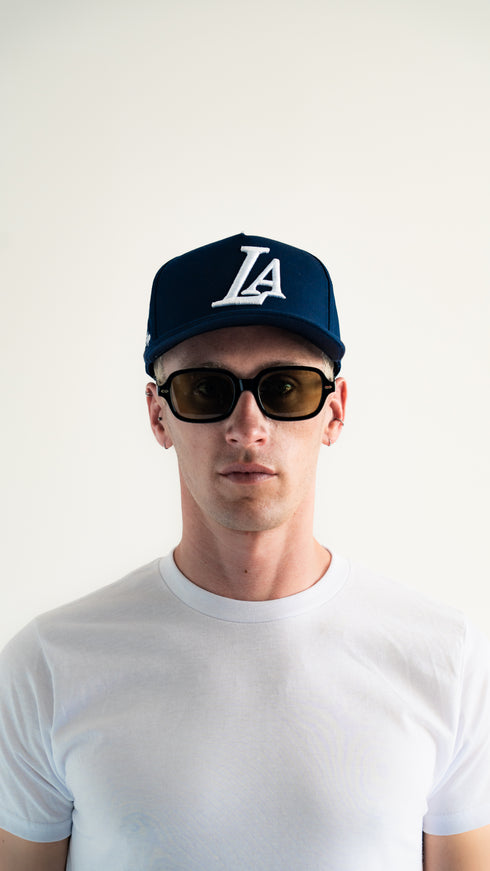 LA Snapback Hat Navy