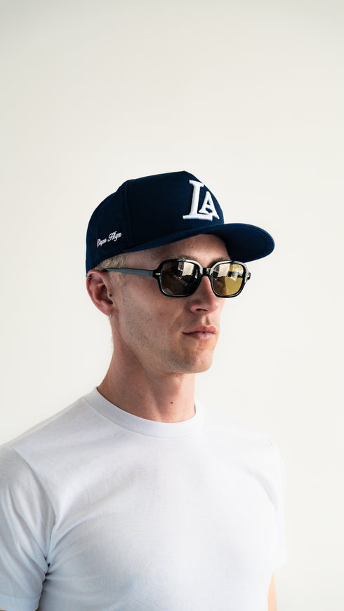 LA Snapback Hat Navy