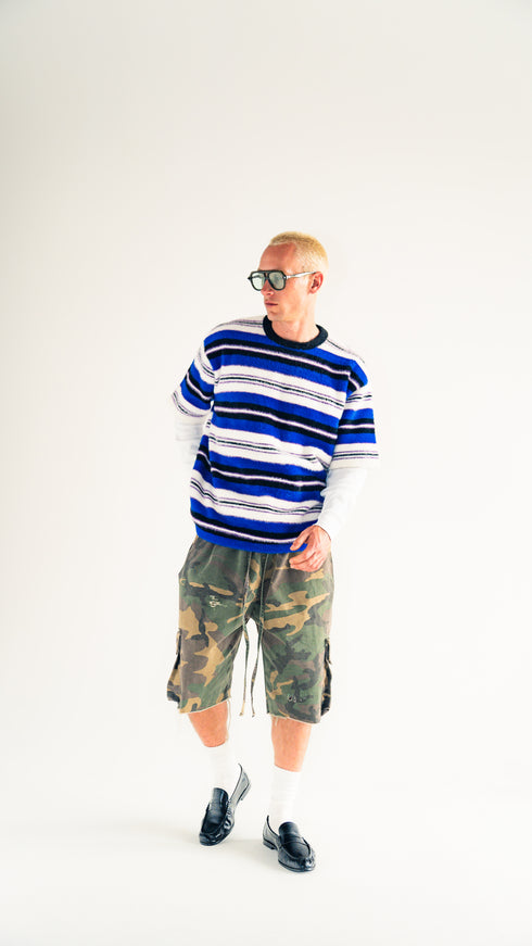 Mohair 90s Pinstripe T-Shirt