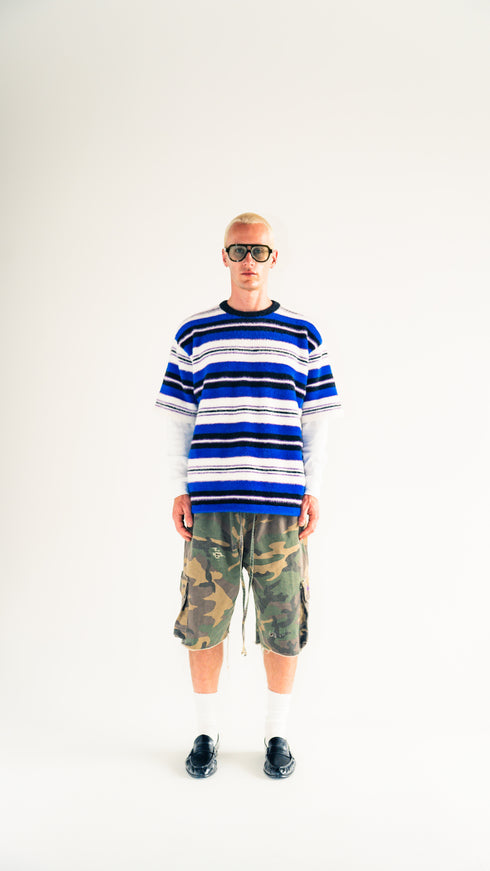 Mohair 90s Pinstripe T-Shirt