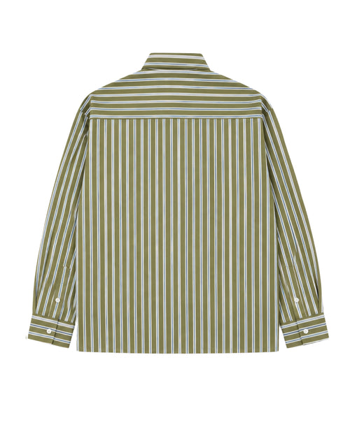 Green Pinstripe Shirt
