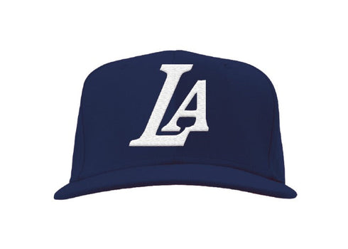 LA Snapback Hat Navy