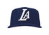 LA Snapback Hat Navy
