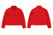 Suede Moto Jacket Red