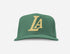 LA HAT FOREST GREEN & GOLD