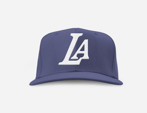 LA HAT NAVY & WHITE