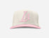 LA HAT TAN & PINK
