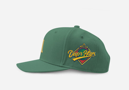 LA HAT FOREST GREEN & GOLD