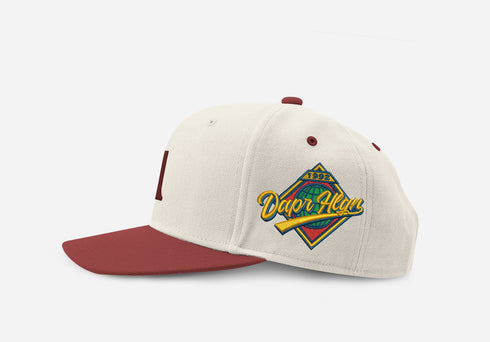 LA HAT TAN & BURGUNDY