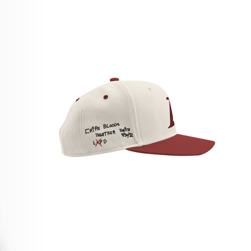 LA HAT TAN & BURGUNDY