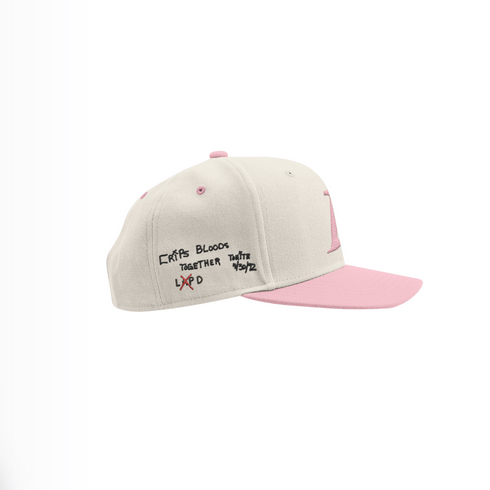 LA HAT TAN & PINK