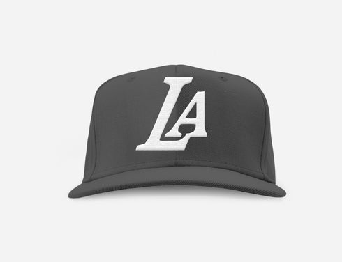 LA HAT BLACK & White